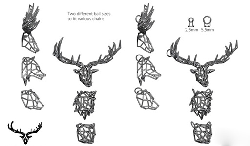 3D打印的首饰数据模子